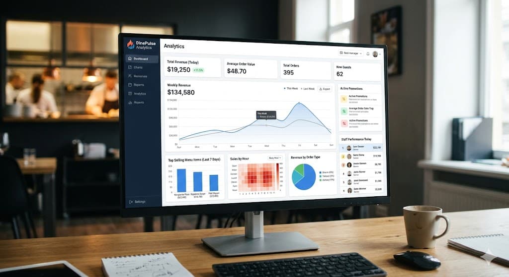 DineSyncs Cloud Restaurant POS System Interface