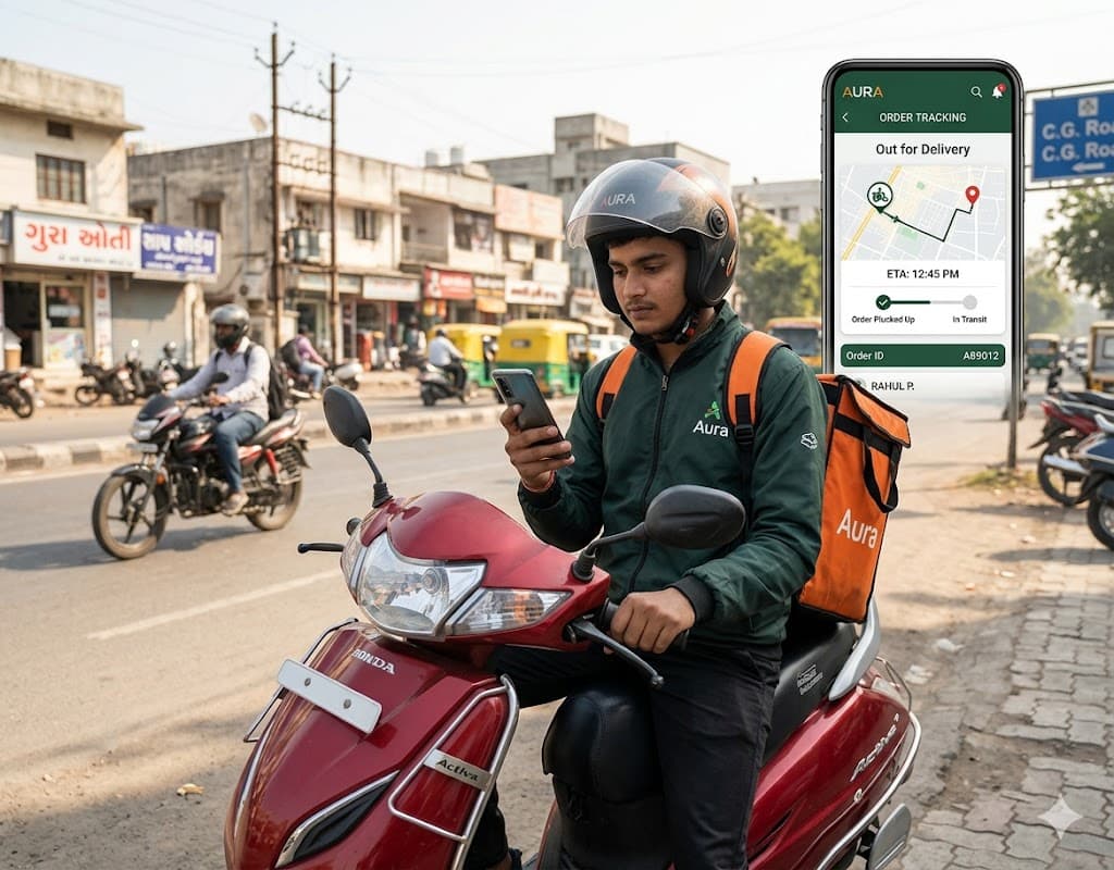 Restaurant Direct Delivery App Interface